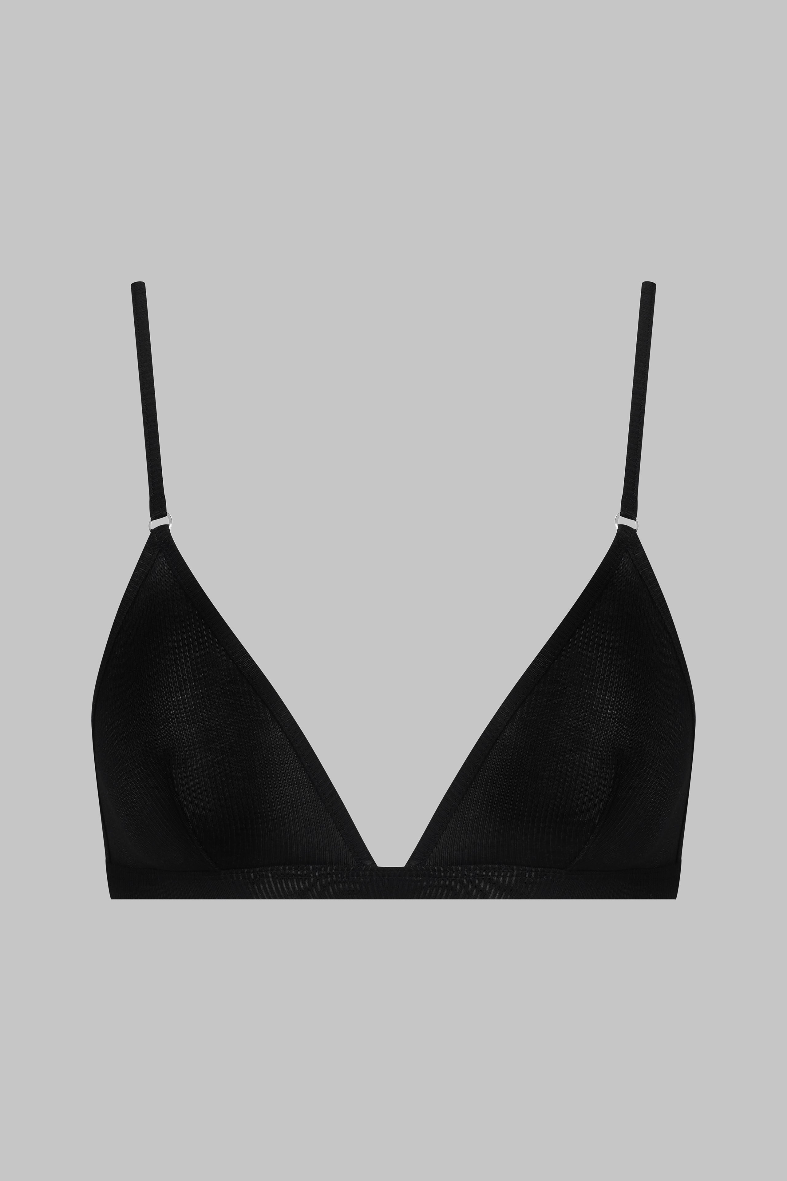 Women's Thread Triangle Bra Wireless Lightly Lined Bralette Top Beauty Back  Out Bras Strapless Bra for Plus (Black, S) at  Women's Clothing store