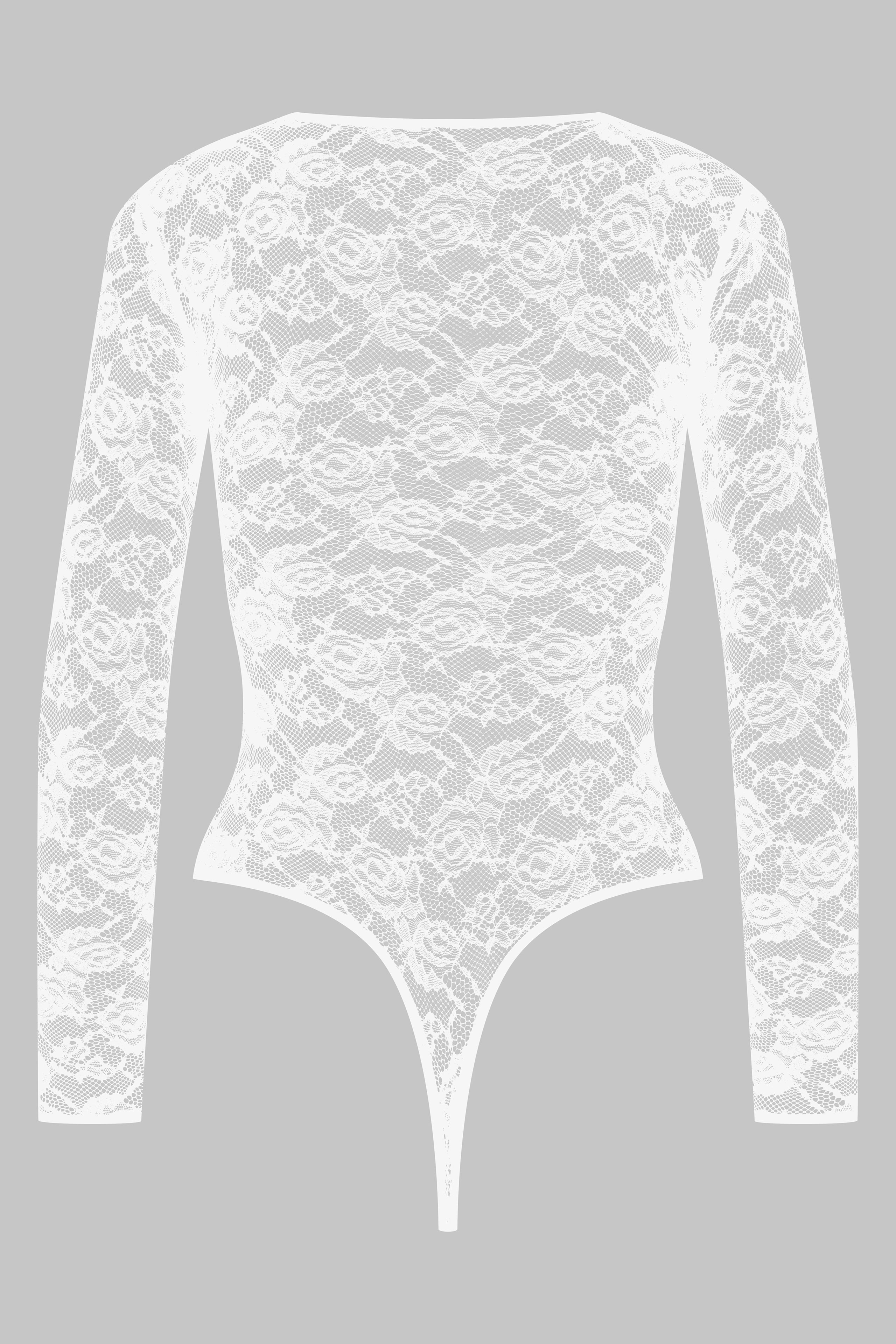 Long-sleeved thong bodysuit - Flashback