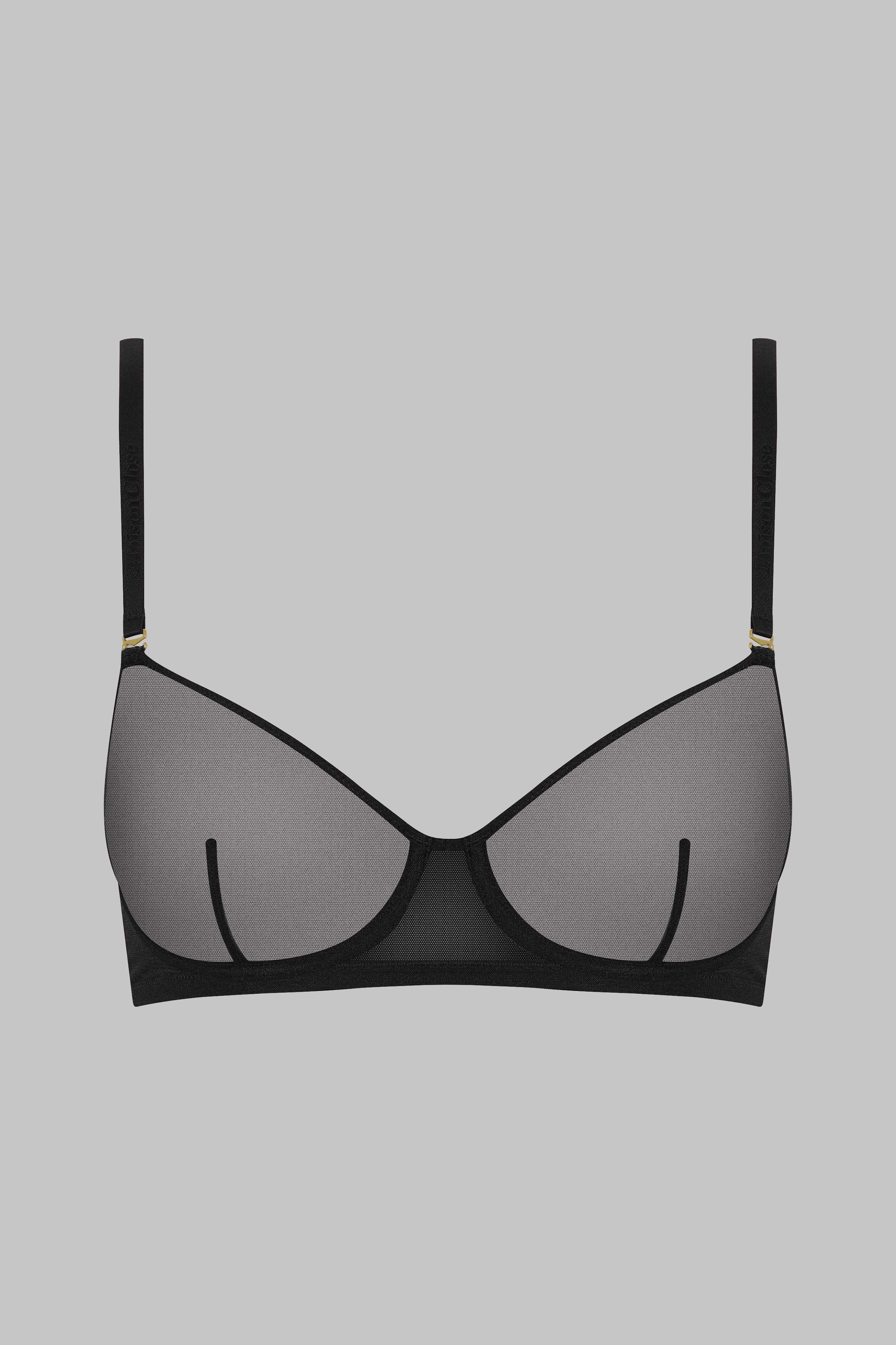 Pure Invisible Wired Padded Bra In black