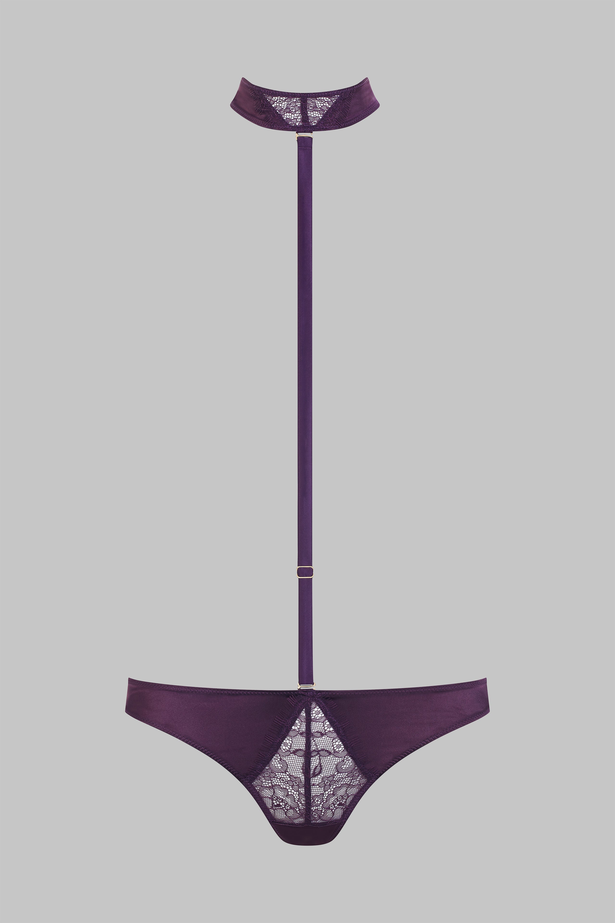 Thong harness - Villa Satine - Purple – Maison Close