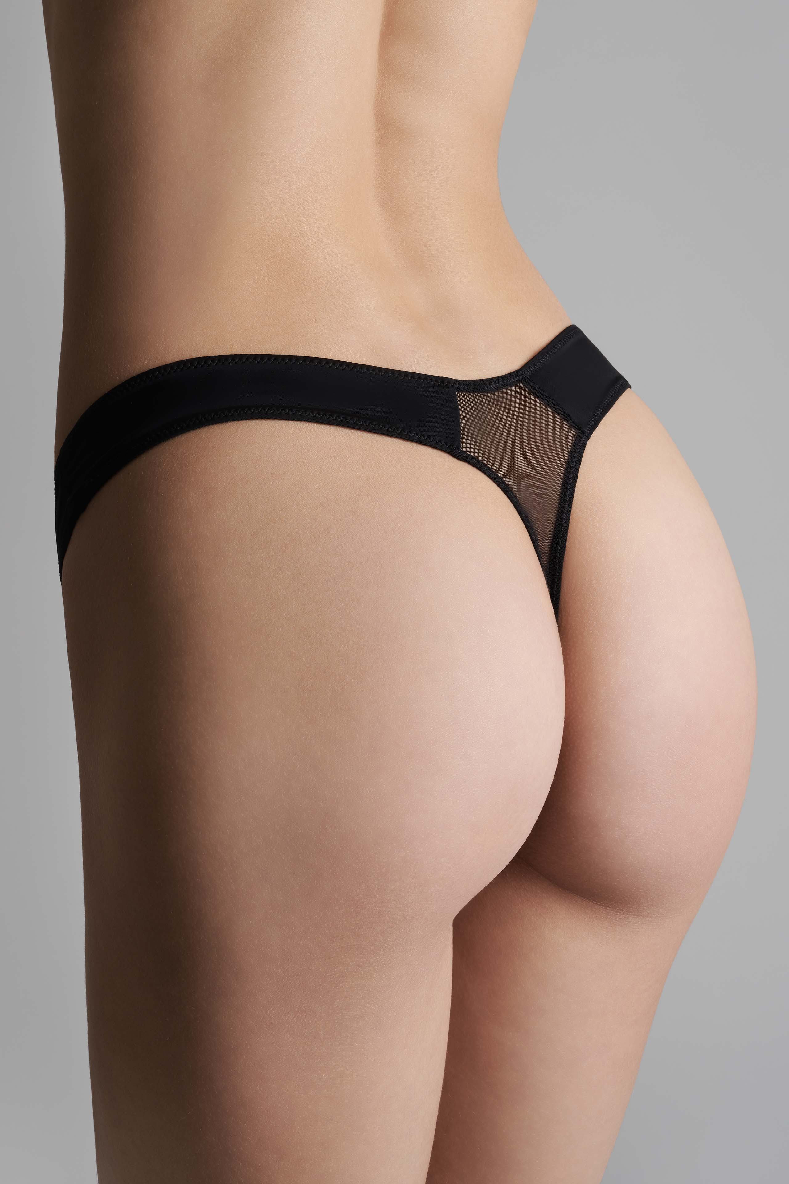 Women Lingerie High Cut Thongs V Back Underwear Nightwear G-string